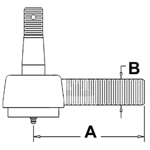 Aftermarket New Inner Tie Rod Fits CaseIH Tractor Models 100 Hydro 186 Plus 384006R1 - main